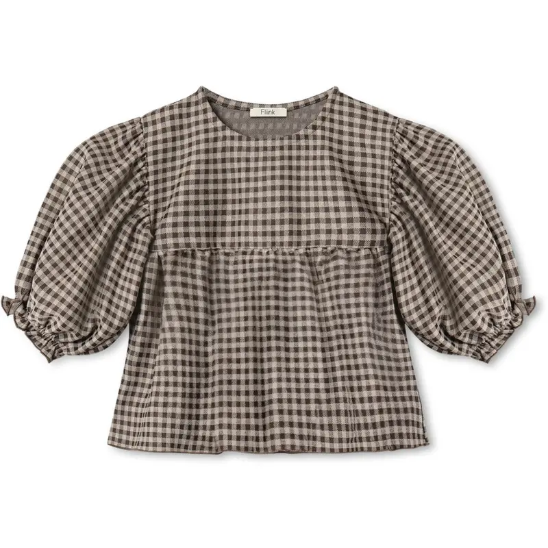 Fliink Sandshell / Coffee Bean Ella Blouse 1