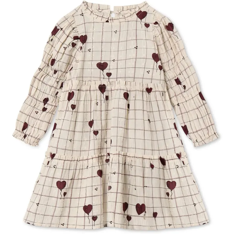 Fliink Sandshell Heart Aop Ilove Dress 1