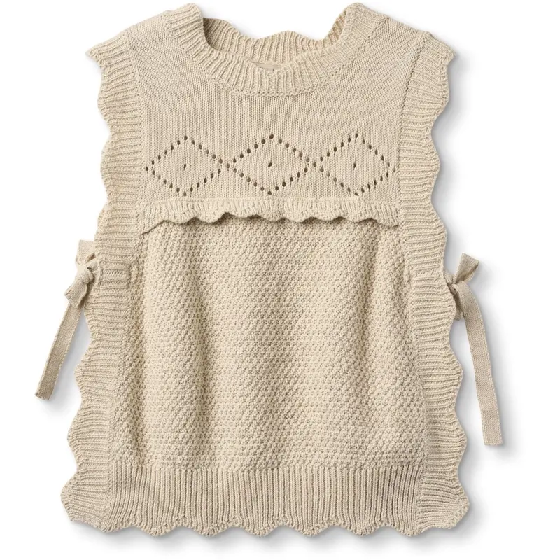 Fliink Sandshell Lovely Knit Vest 1