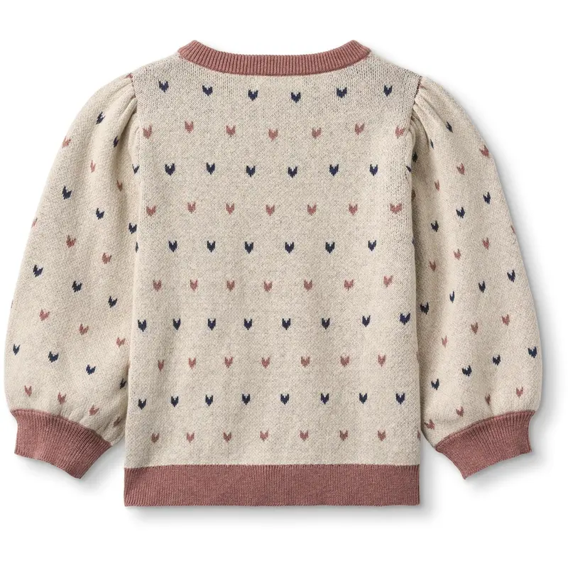 Fliink Sandshell Nova Multi Heart Cardigan 2