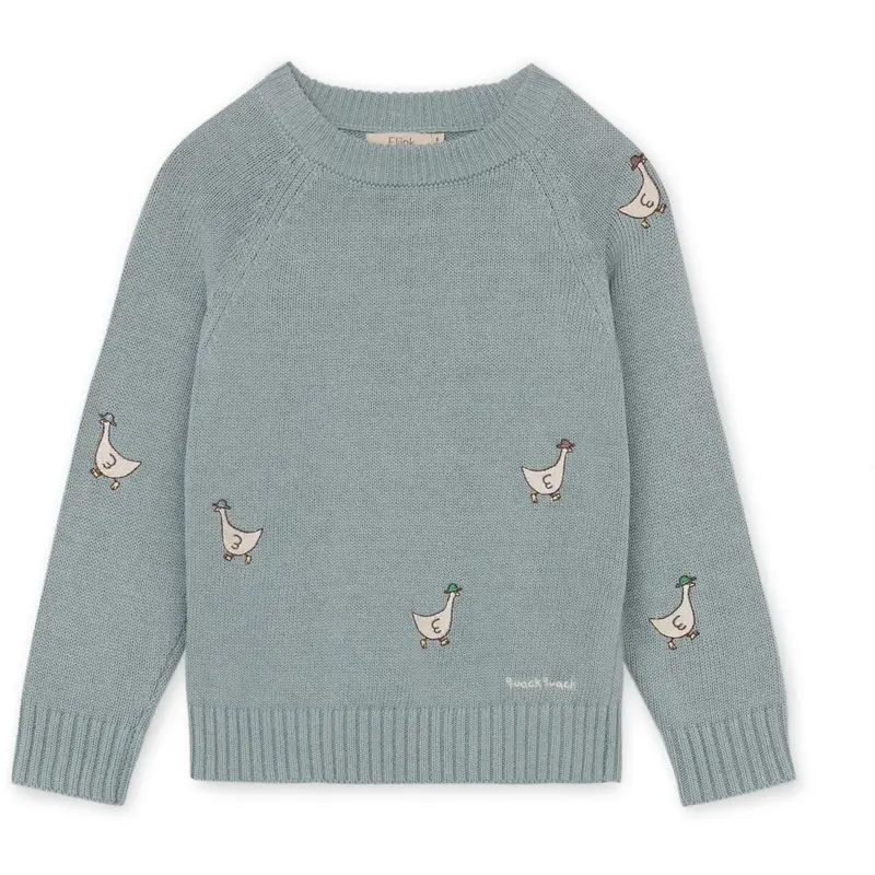Fliink Slate Mahdi Knit Pullover 1