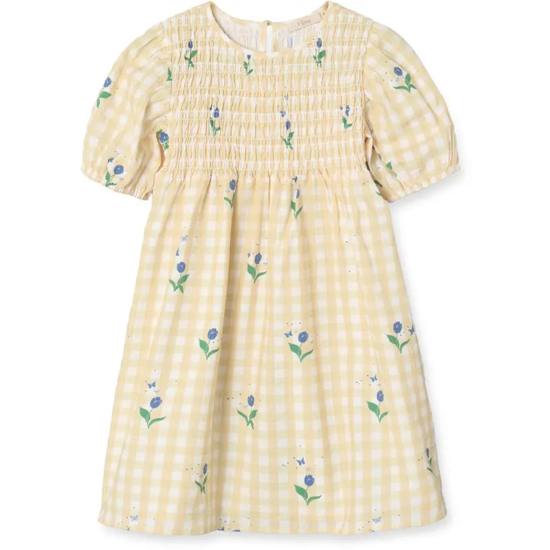 Fliink Sunlight Flower Aop Agnes Flower Dress 1