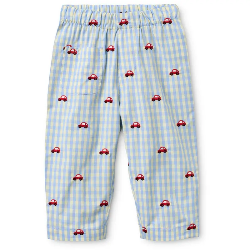 Flöss Blue Gingham Albert Pants 1