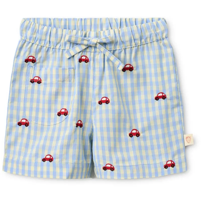 Flöss Blue Gingham Albert Shorts 1