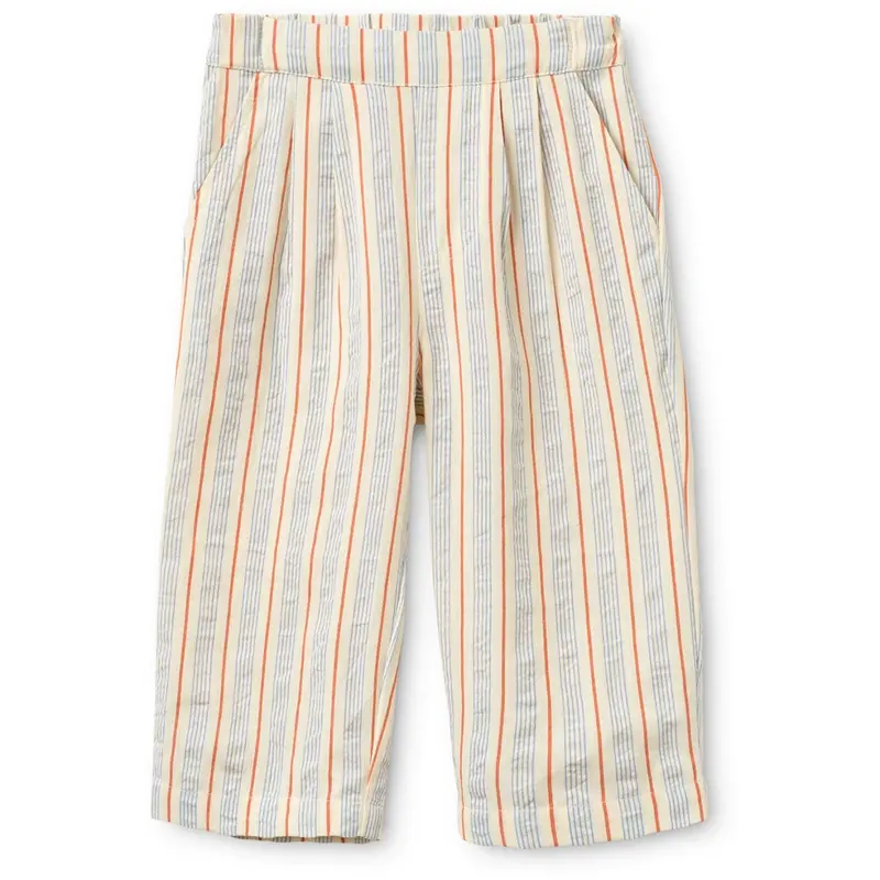 Flöss Blue-Tangerine Stripe Robin Pants 1