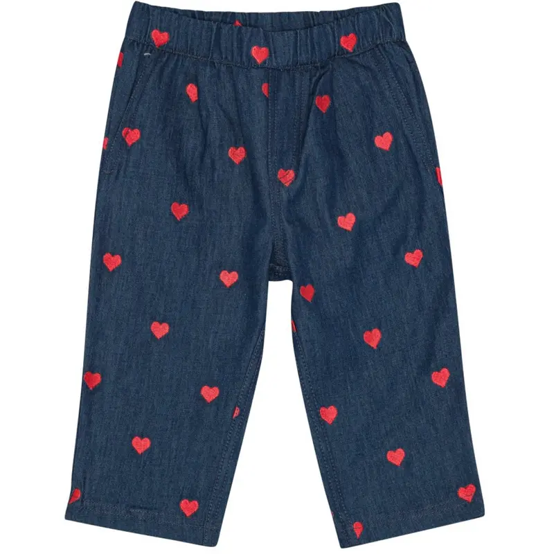 Flöss Mid Blue Heart Amee Pants 1