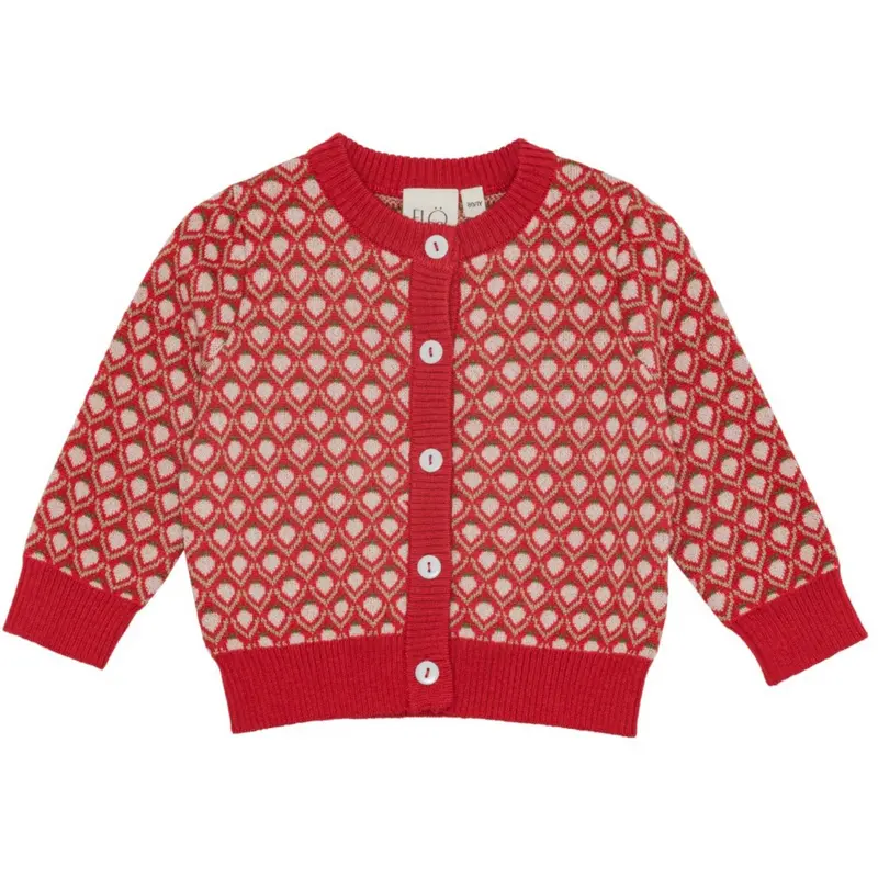 Flöss Red Berry Zuri Cardigan 1