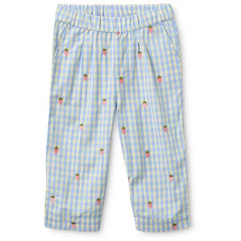 Flöss Sky Berry Gingham Mille Pants 1