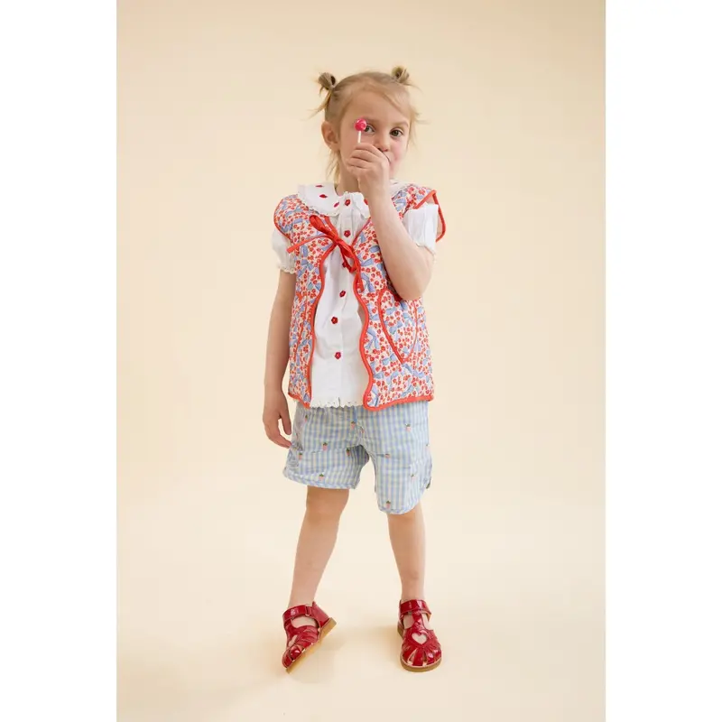Flöss Sky Berry Gingham Mille Shorts 3