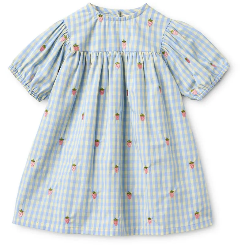 Flöss Sky Berry Gingham Mille Ss Dress 1