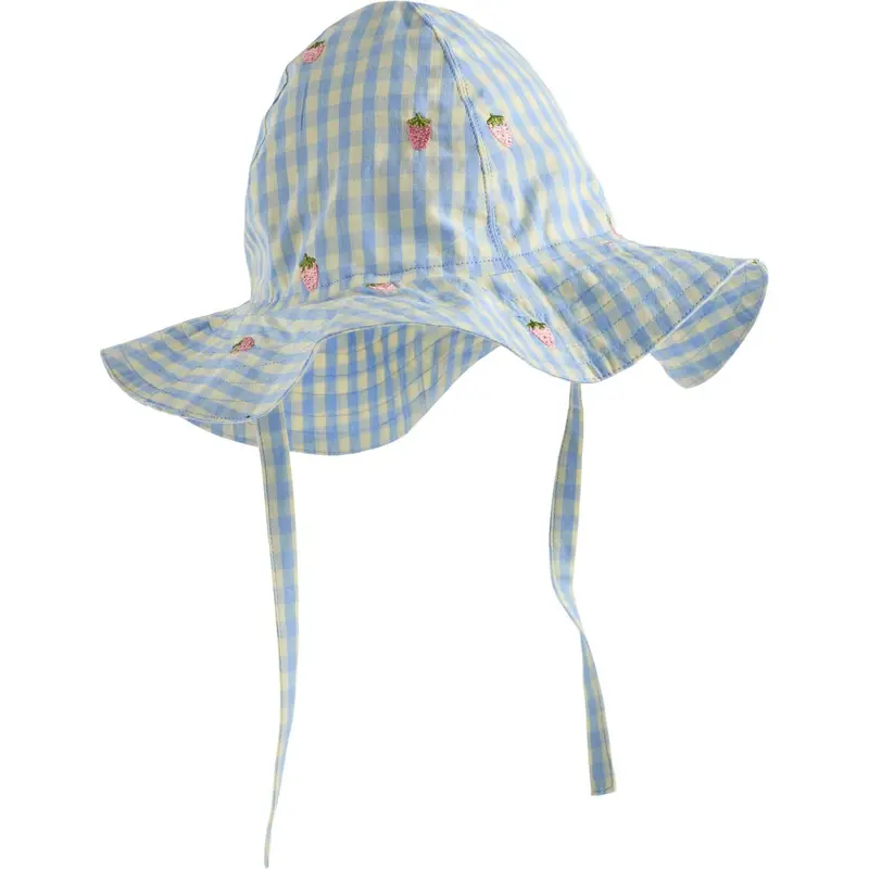 Flöss Sky Berry Gingham Mille Sunhat 1