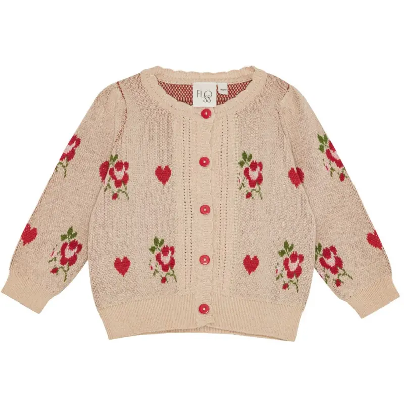 Flöss Soft Pink Amelia Cardigan 1