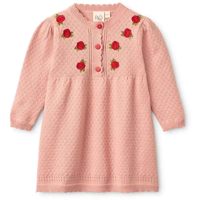 Flöss Warm Pink Aya Dress 1