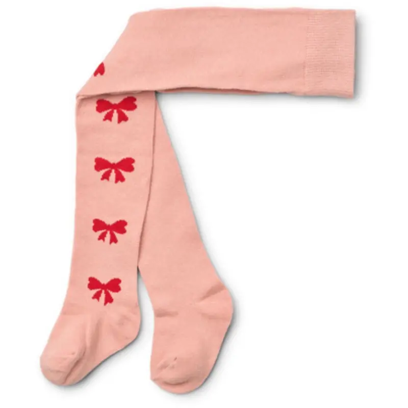 Flöss Warm Pink Bow Vera Stocking 1