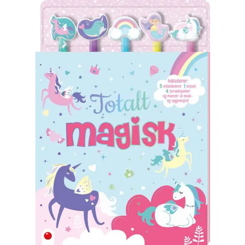 Forlaget Bolden Activity Book Med Blyanter: Totalt Magisk 1