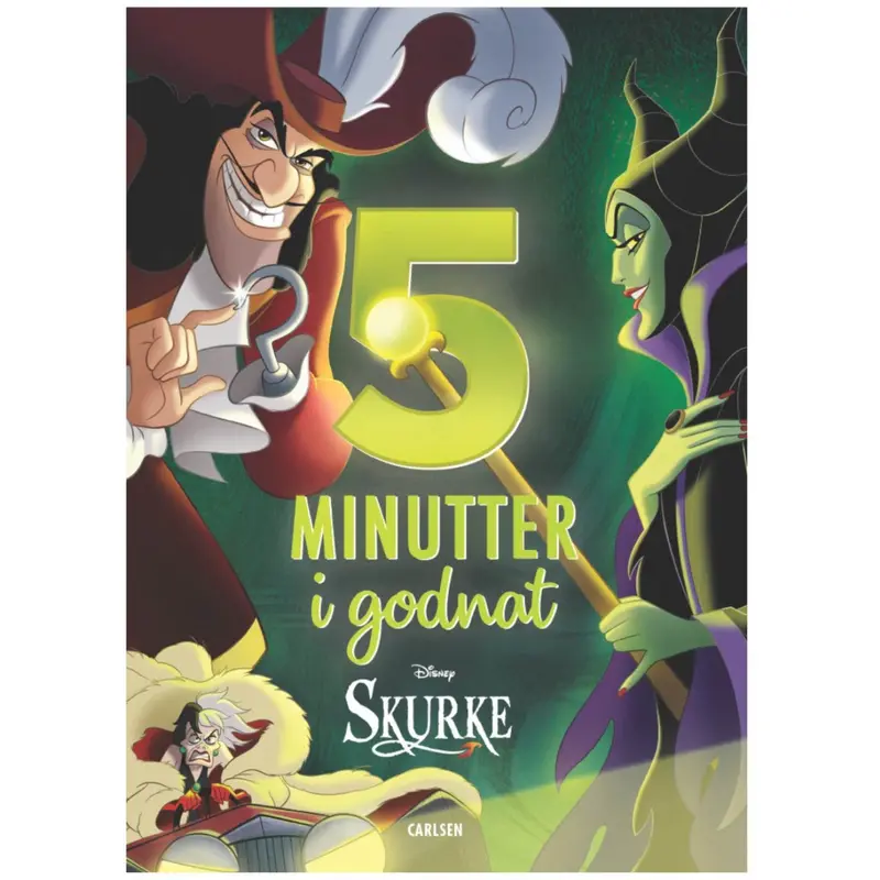 Forlaget Carlsen Fem Minutter I Godnat - Skurke Disney 1