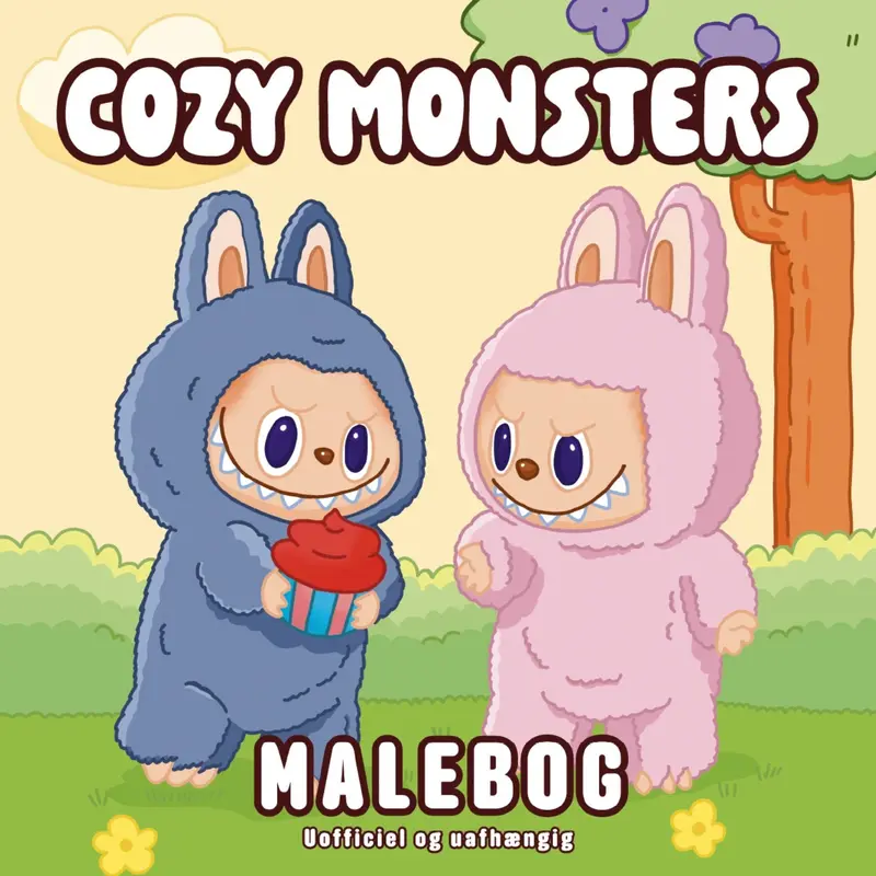 Forlaget Tukan Cozy Monsters Malebog (Uofficiel Labubu Malebog) 1