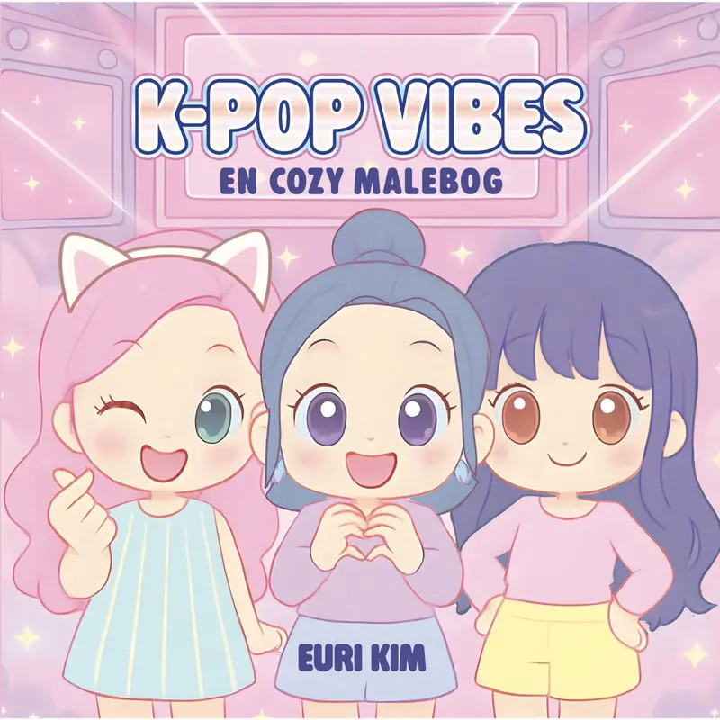 Forlaget Tukan K-Pop Vibes - Cozy Malebog 1