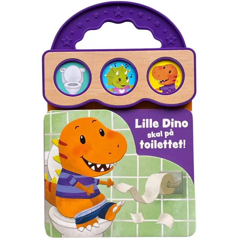 Forlaget Tukan Papbog With Håndtag: Lille Dino Skal På Toilettet! 1