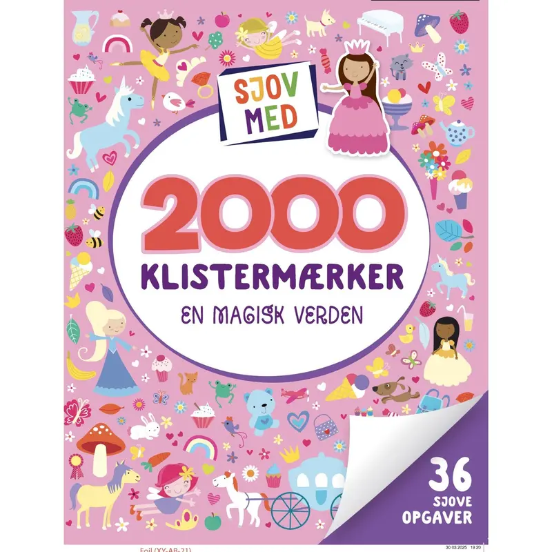 Forlaget Tukan Sjov Med 2000 Klistermærker: En Magisk Verden 1