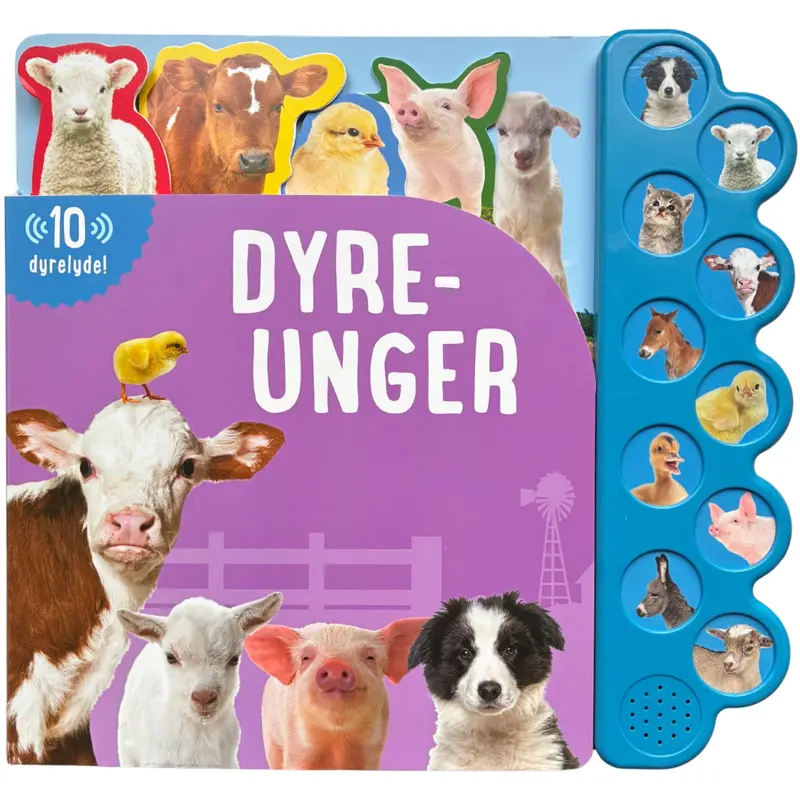 Forlaget Tukan Stor Papbog M/10 Lyde: Dyreunger 1