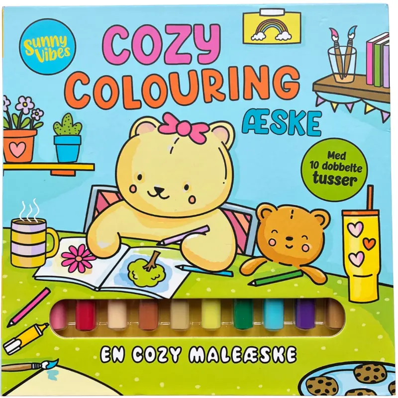 Forlaget Tukan Sunny Vibes: Cozy Colouring Box 1