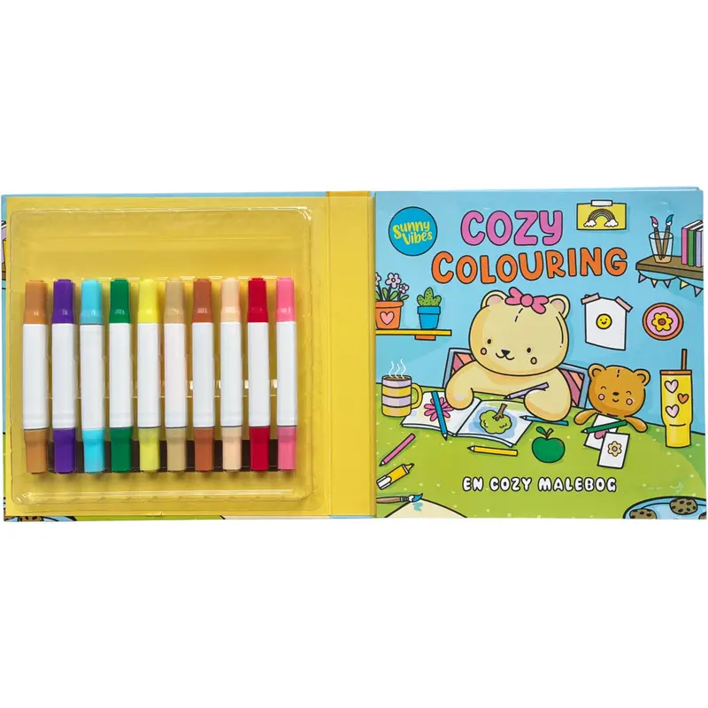 Forlaget Tukan Sunny Vibes: Cozy Colouring Box 2