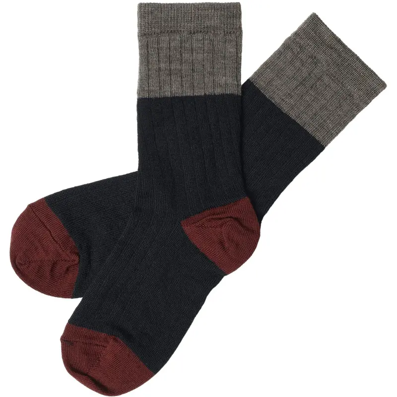 Fub Dark Navy 2-Pack Colour Block Socks 1