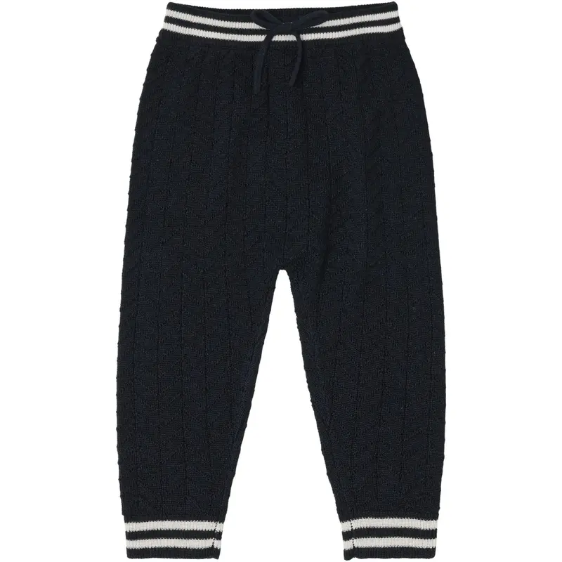 Fub Dark Navy Baby Zigzag Pants 1