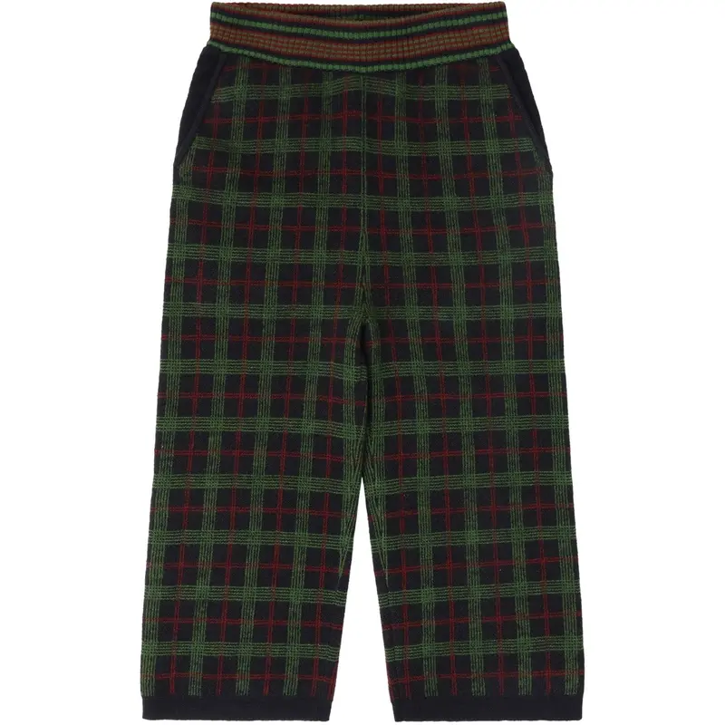 Fub Dark Navy Felted Pants 1