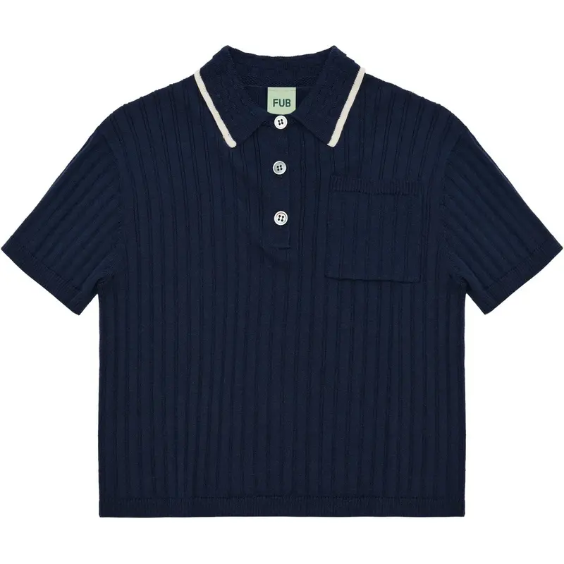 Fub Dark Navy Rib Polo 1