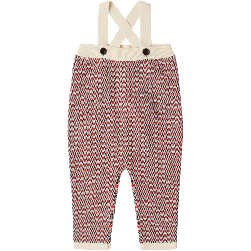 Fub Ecru Baby Herringbone Overall 1