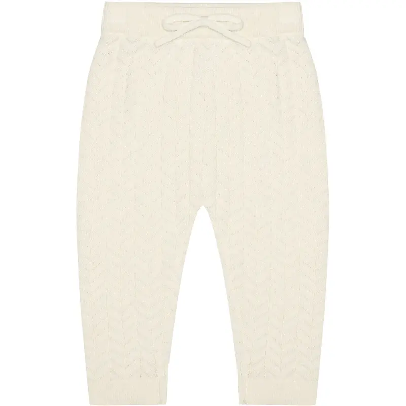 Fub Ecru Baby Zigzag Pants 1