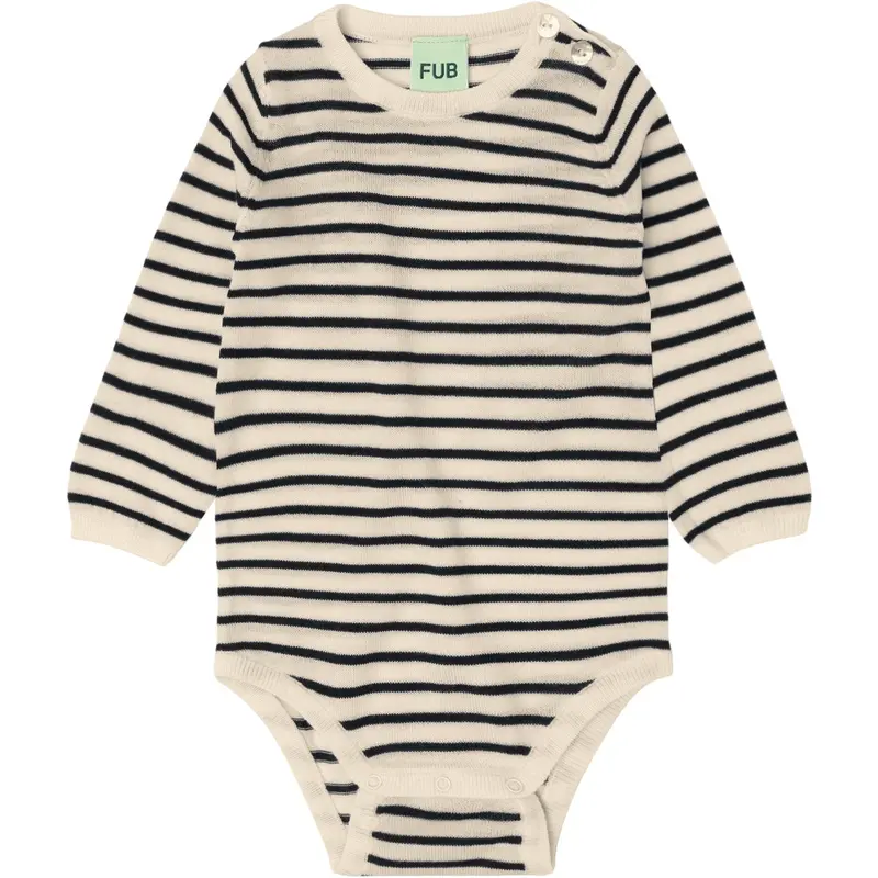 Fub Ecru/Dark Navy Baby Body 1