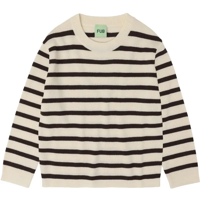 Fub Ecru/Mocca Longsleeve Tee 1