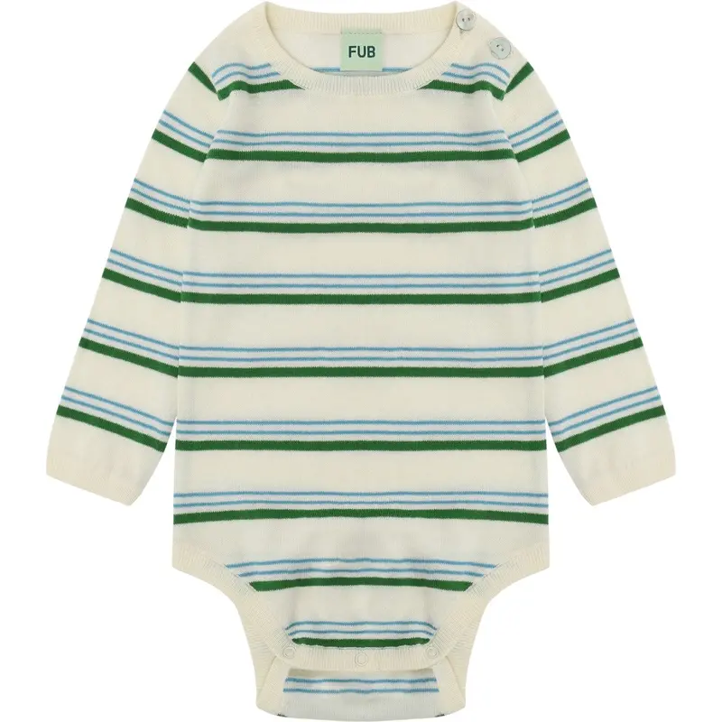 Fub Ecru/Pine Baby Ls Body 1