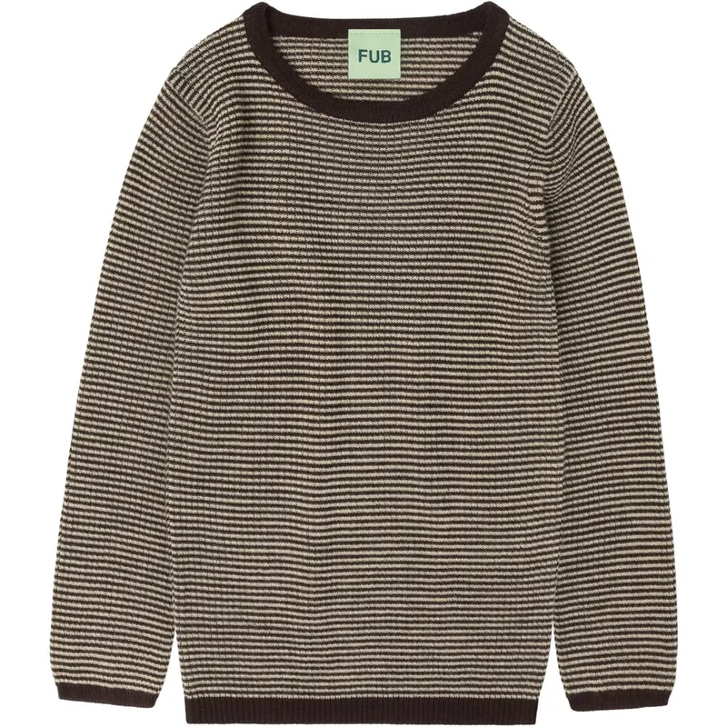 Fub Mocca/Wheat Rib Blouse 1