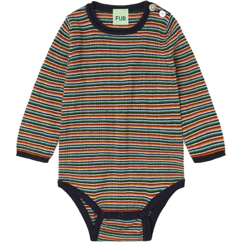 Fub Multi Stripe Baby Rib Body 1