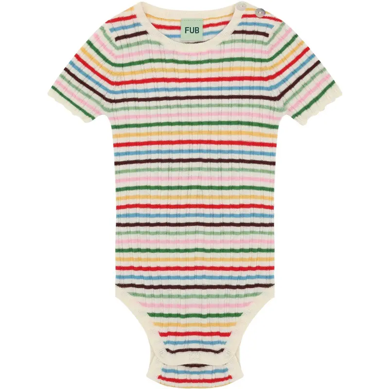 Fub Multi Stripe Baby Rib Body 1