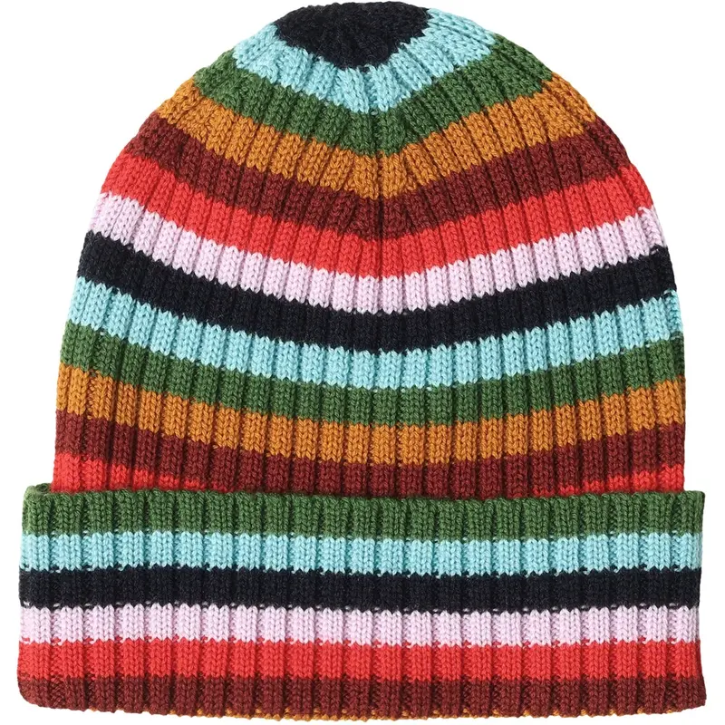 Fub Multi Stripe Rib Beanie 1