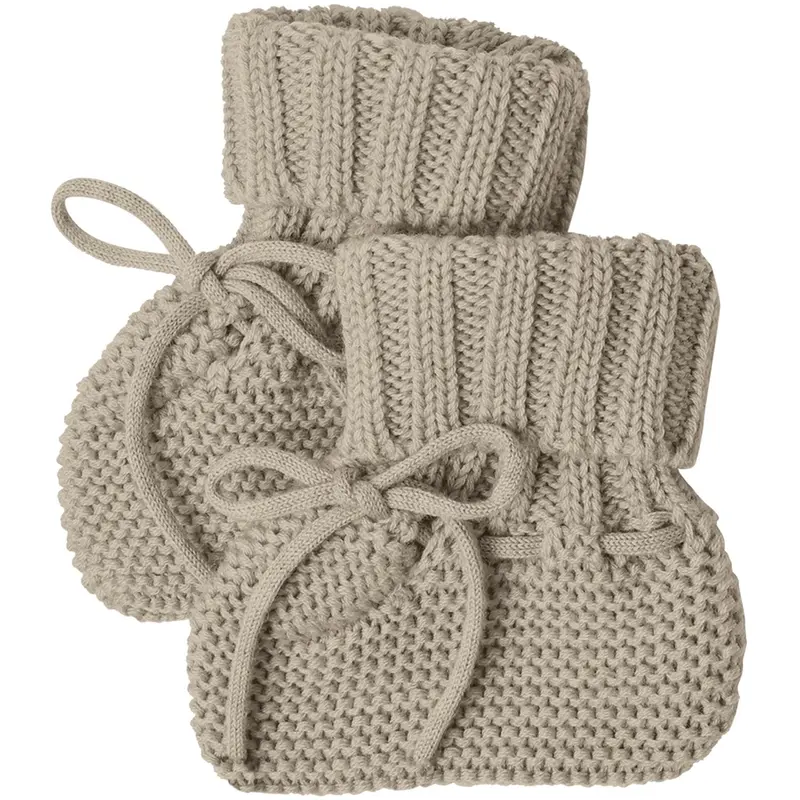 Fub Oat Melange Baby Boots 1