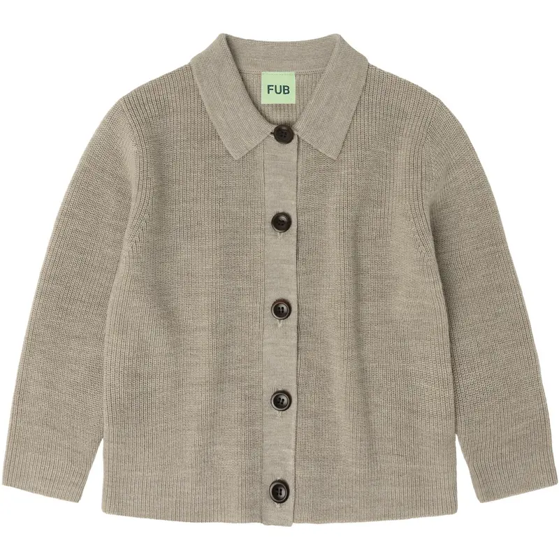 Fub Oat Melange Cardigan 1