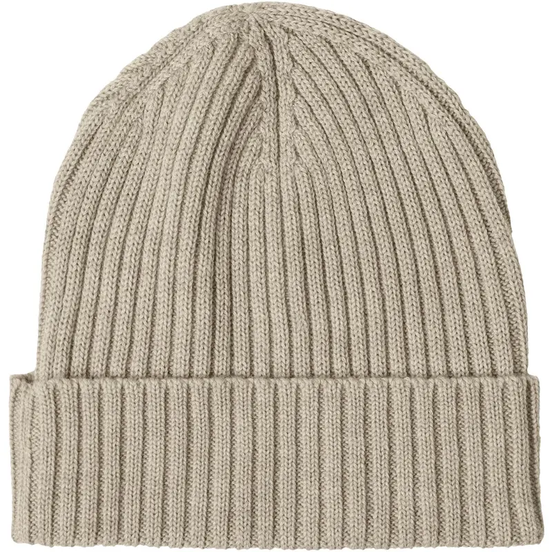 Fub Oat Melange Rib Beanie 1