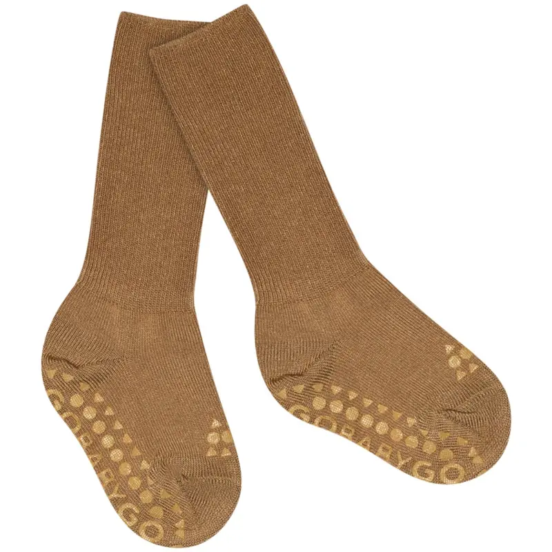 Gobabygo Apple Cinnamon Non-Slip Socks Bamboo 1