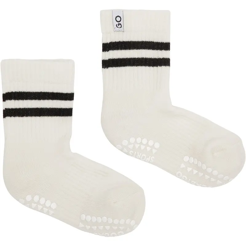 Gobabygo Black Non-Slip Sport Socks 1