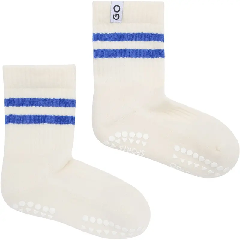 Gobabygo Blue Non-Slip Sport Socks 1