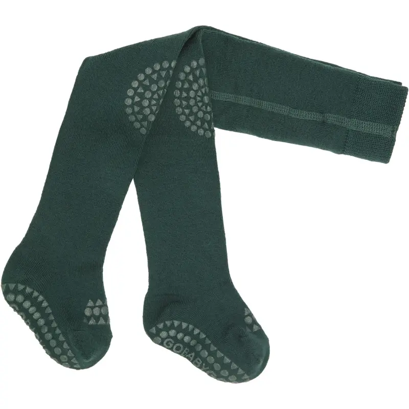 Gobabygo Forest Green Crawling Tights Bamboo 1