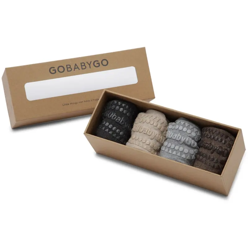 Gobabygo Grey/Green/Brown/Sand Combo Box Wool 1
