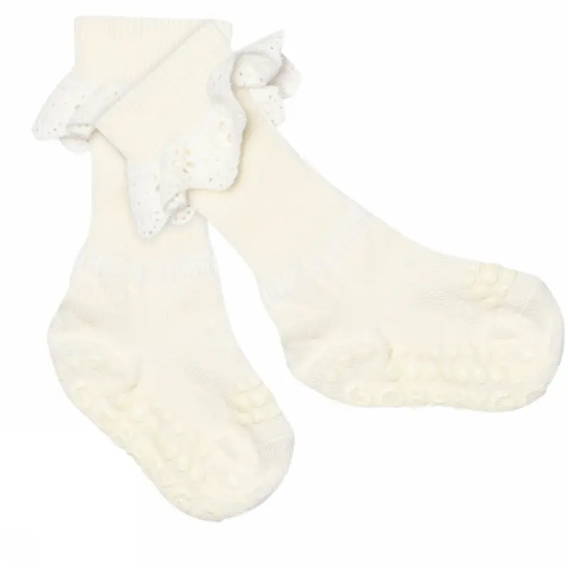 Gobabygo Snow White Non-Slip - Viscose-Bamboo Lace 1