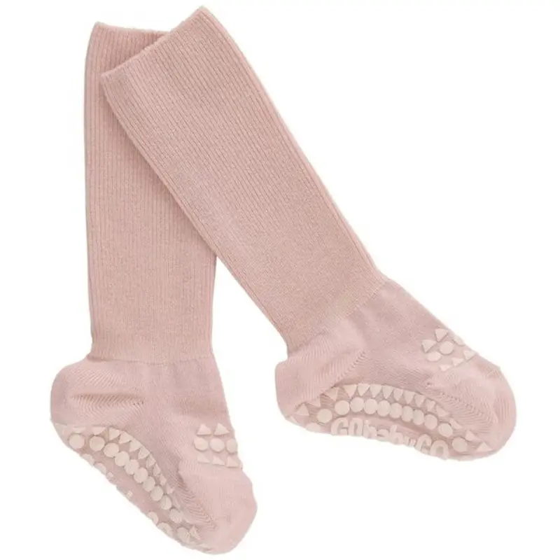 Gobabygo Soft Pink Non-Slip Socks Bamboo 1